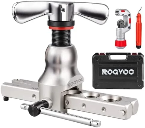 rogvoc flaring tool kit for 14 34 inch hvac copper flare tools